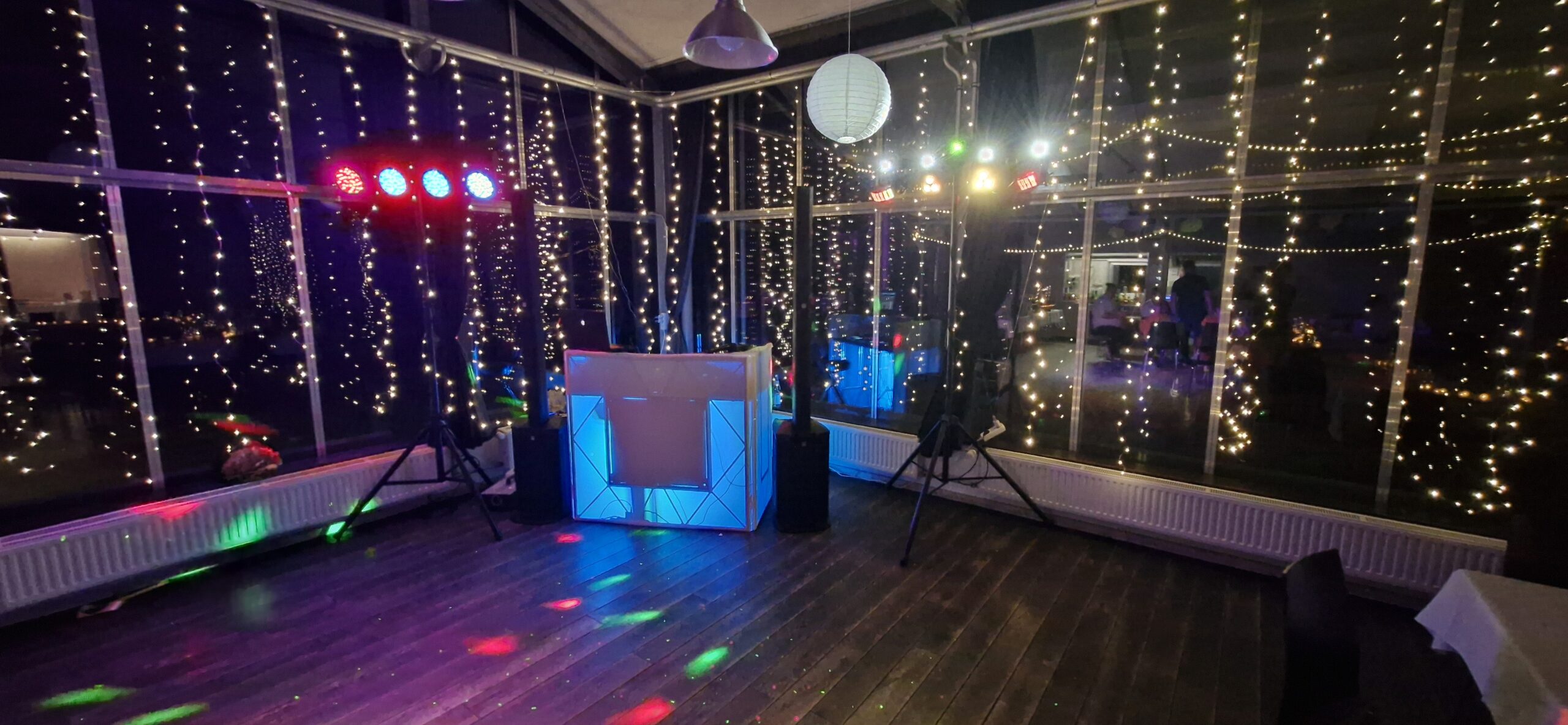 Lichtshow auf der Tanzfläche